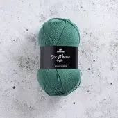 Svarta Fåret Sox Merino 4-ply villasekoite100g Teal Ink (001)
