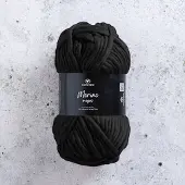 Svarta Fåret Merino Mega Merinovillalanka 100 gr Pitch Black 413