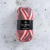 Svarta Fåret Sox Merino 4-ply villasekoite100g Apple Cart (019)