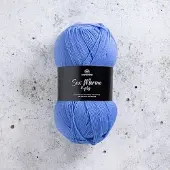 Svarta Fåret Sox Merino 4-ply villasekoite100g Studio Blue (003)