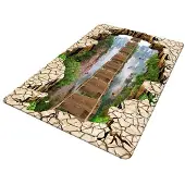 Hobby Hall Vuoristosilta 3D Matto, 60 cm x 90 cm / 23,62 colio x 35,43 colio