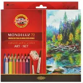 Koh-I-Noor Mondeluz 3714/72 Vesivärikynäsetti 72 pcs