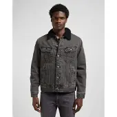 Lee Jeans Sherpa Jacket - Grey - S