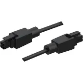 Teltonika 4-pin to 4-pin Power Cable, 1m, musta