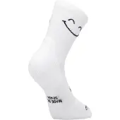 Sporcks Happy Mode White Socks, Size XS.