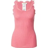 Rosemunde Rwbabette Sl U-Neck Long Lace Top - Pink - M