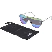 Urban Classics Aurinkolasit 'Palm Springs' sininen / omena / magenta / hopea