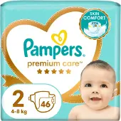 Pampers Premium Care Size 2 kertakäyttövaipat 4-8kg 46 kpl