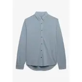 Superdry for man. M4011111A Vintage Destroy Pique Shirt blue (XL), Casual, Cotton, Long sleeve