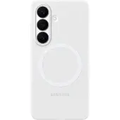 Samsung Galaxy S26+ Silicone Magnet -suojakuori, valkoinen
