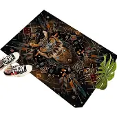 Hobby Hall Intiaani-tyylinen Pöllö- ja Kotka-matto, 60 cm x 90 cm / 23,62 colio x 35,43 colio