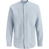 Jack & Jones Breeze Band Linen Blend Pitkähihainen Kauluspaita