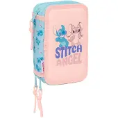 Disney Stitch Täytetty Kolmilokeroinen Penaali 37 Osaa, Ohana