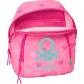 Safta Benetton Heart 9.75l 25x30x13 Cm Mini Reppu