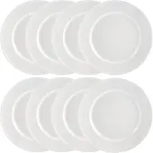 Rörstrand Swedish Grace lautanen Ø27 cm 8-pakkaus - Lumi (valkoinen)