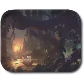 Opto Design Moomin TV-Series tarjotin 27x20 cm Muumipeikko metsässä