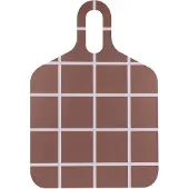 Muurla Checks & Stripes -tarjotin 30 x 44 cm Brown-beige