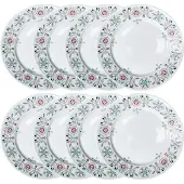 Rörstrand Swedish Grace Winter lautanen Ø27 cm 8-pakkaus - Valkoinen