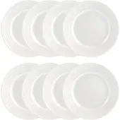 Rörstrand Swedish Grace lautanen Ø21 cm 8-pakkaus - Lumi (valkoinen)