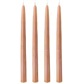 Bloomingville Shimmer kynttilät 4-pack Ruskea