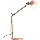 Artemide työpöytävalaisin Tolomeo Micro, Kupari, Olohuone/ruokailutila, Alumiini, Design