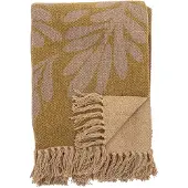 Bloomingville Lark puuvillahuopa 130 x 160 cm Keltainen