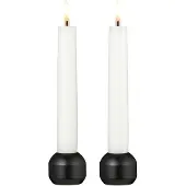 Lind DNA Silhouette kynttilänjalka 34 2-pakkaus Black