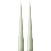 Ester & Erik -kartiokynttilä 37 cm, 2-pakkaus matta Water mint 03