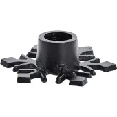 Lene Bjerre Caville kynttilänjalka lumihiutale 9,5 cm black