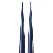 Ester & Erik -kartiokynttilä 37 cm, 2-pakkaus lakattu Royal navy 28-0