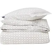 Lexington Rattan Printed pussilakanasetti 220x220 cm White