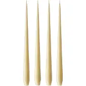 Ester & Erik -kynttilä, 4-pakkaus lakattu Pale ginger 14-0, 32 cm