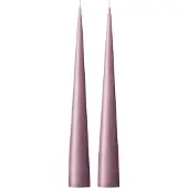 Ester & Erik -kartiokynttilä 37 cm, 2-pakkaus matta Muted mauve 42