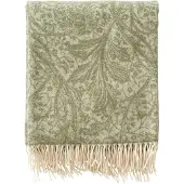 Klippan Yllefabrik Arcadia torkkupeitto 130 x 180 cm Oliivi