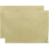 Almedahls Linne pöytätabletti 34 x 45 cm 2-pakkaus Oliivi