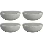 Scandi Living Dots aamiaiskulho 60 cl 4-pakkaus Harmaa