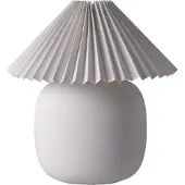 Scandi Living Boulder pöytävalaisin 29 cm white-pleated white
