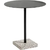 HAY Terrazzo ruokapöytä Ø70 cm Grey terrazzo-anthracite