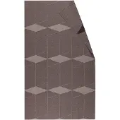 NJRD Geometric pöytäliina 147x250 cm Ruskea-valkoinen