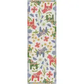 Ekelund Linneväveri - Blomsterhäst Kaitaliina 35x100 cm