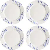 Scandi Living Havspil-lautanen 28 cm 4-pack sininen-valkoinen