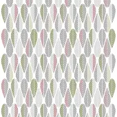 Arvidssons textil Blader vahakangas pastelli