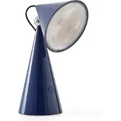Tom Dixon Pöytävalaisin POSE, himmennettävä, Sininen, Olohuone/ruokailutila, Synteettinen materiaali, Design