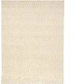 Scandi Living Mire villamatto Luonnonvalkoinen, 170x240 cm