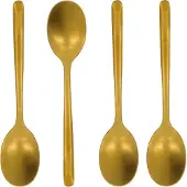 Nicolas Vahé teelusikka 4-pack Antiikkikultafinish