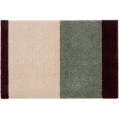 Tica Copenhagen - Stripes Horizontally Matto 40x60 cm Bordeaux/Green/Ivory