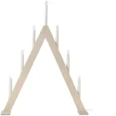 Scandi Living Nord kynttilänjalka 60 cm Valkolakattu