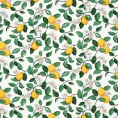 Arvidssons textil Citronlycka vahakangas valkoinen