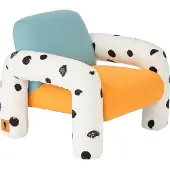 Kids Concept Armchair Pippi - Orange - ONE SIZE