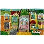 Dixie Coir kynnysmatto Garden party, 45x75 cm